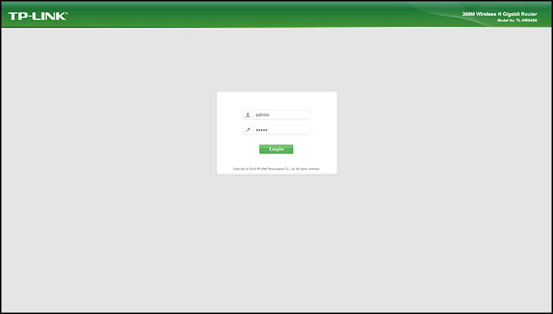 tp link router login url