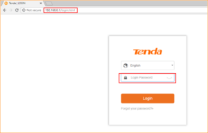 Tenda Router Login - 192.168.1.1