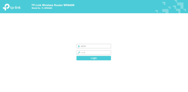 tp link router login in blank page