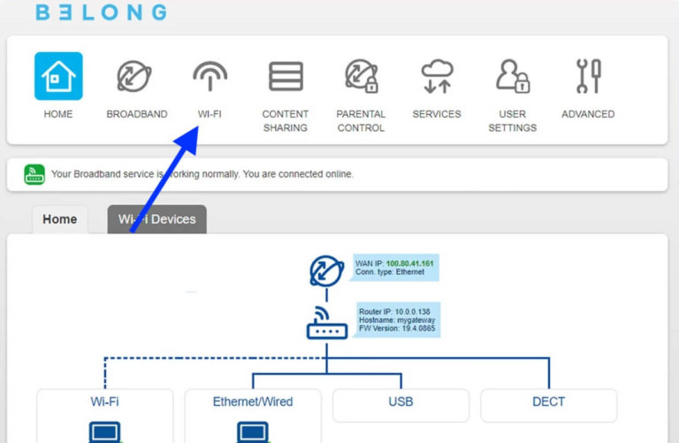 Belong Modem Login 192.168.1.1