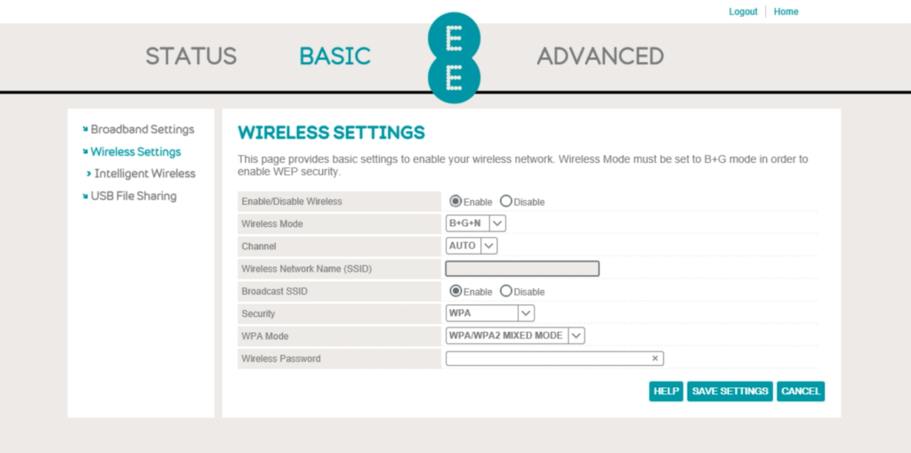 EE Router Login 192.168.1.1