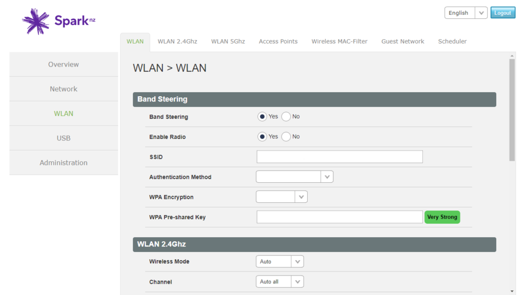 Spark Smart Modem Login 192.168.1.1