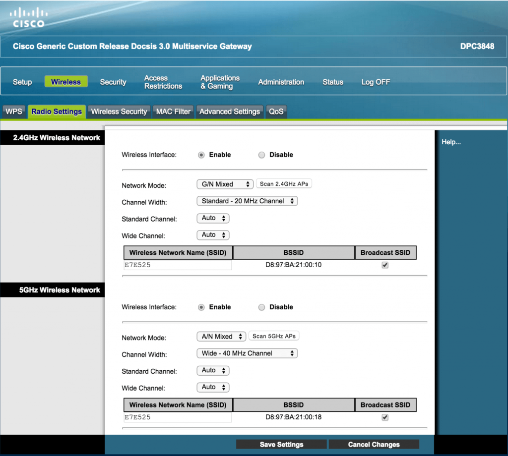 Shaw Modem Login 192.168.1.1