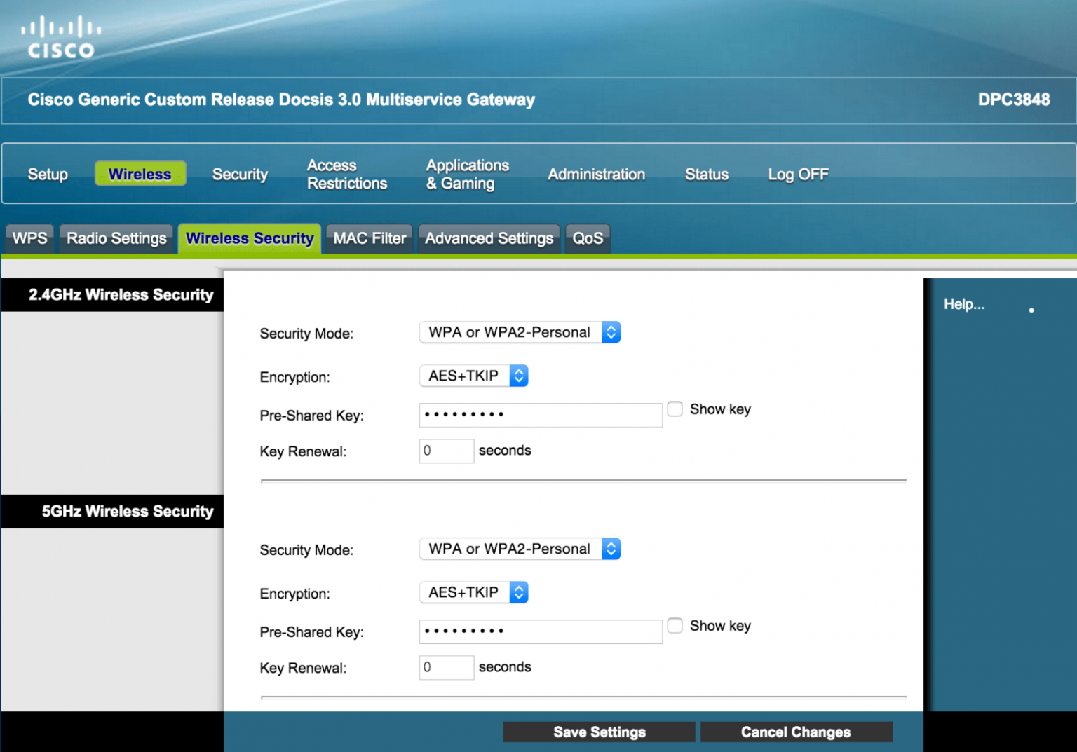 Shaw Modem Login 192.168.1.1