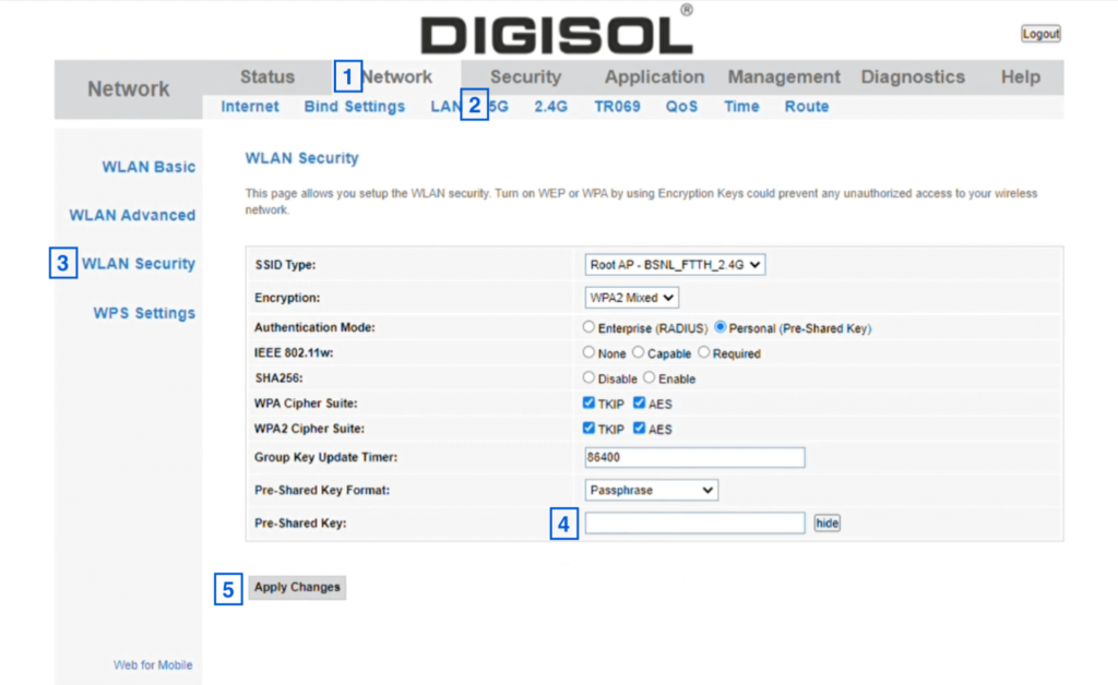 Digisol Router Login 192.168.1.1