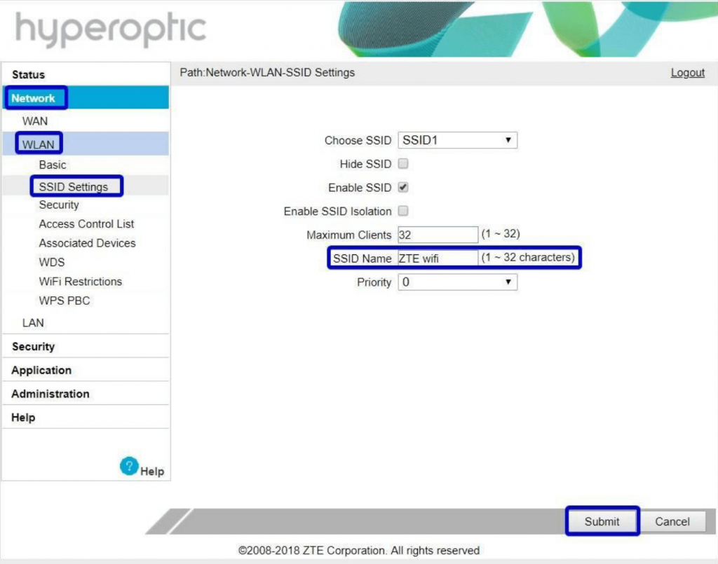 Hyperoptic Router Login - 192.168.1.1