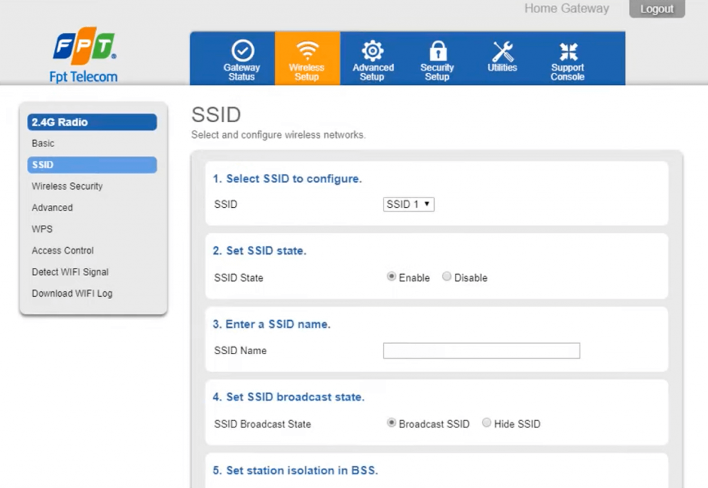 FPT Router Login 192.168.1.1