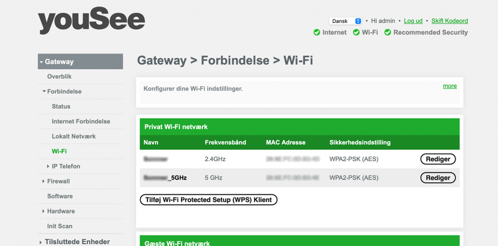 YouSee Router Login 192.168.1.1